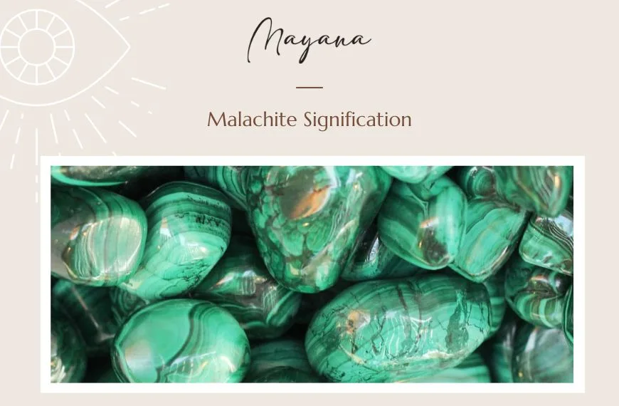 Malachite signification pierre