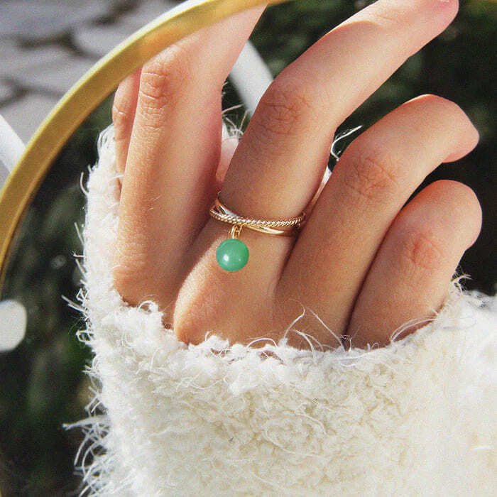 Bague aventurine best sale