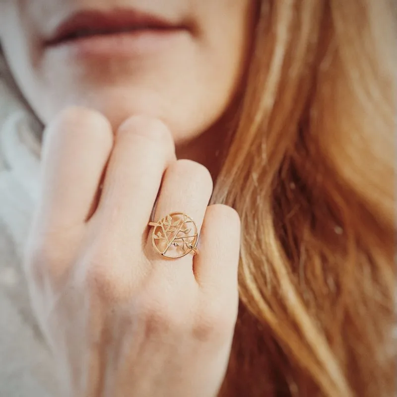 bague femme arbre de vie