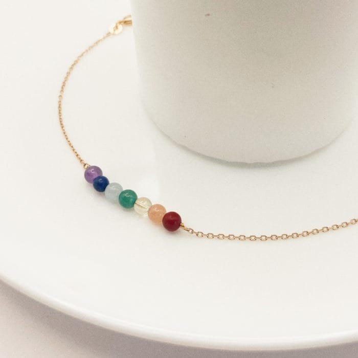 bracelet camelia 7 chakras