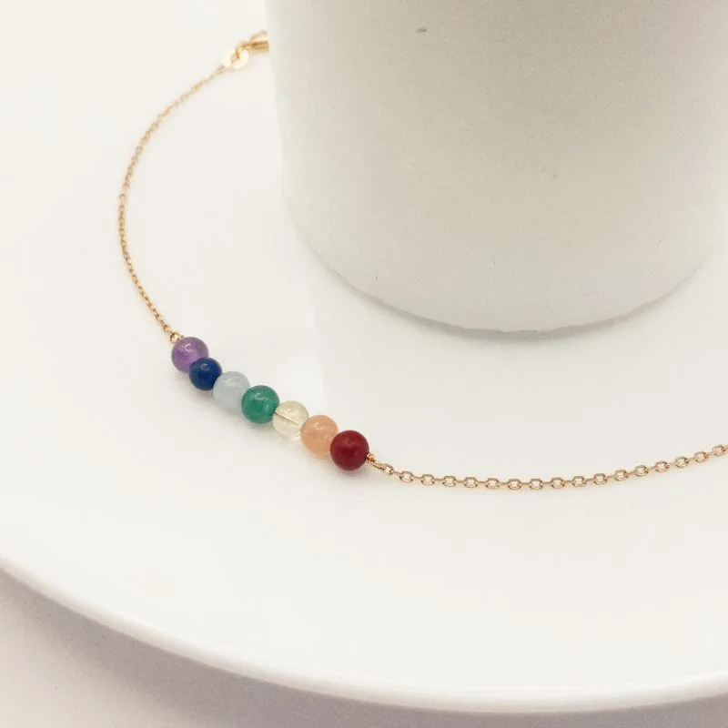 bracelet camelia 7 chakras