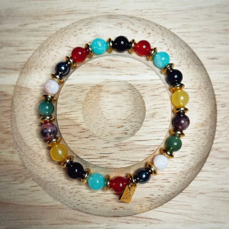 bracelet chemin de vie separteur or