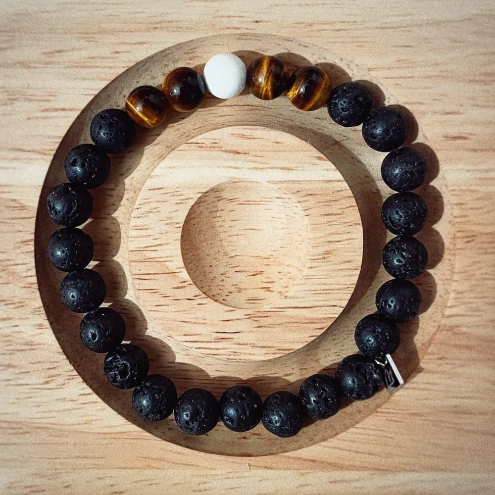 bracelet homme pierre personnalisé