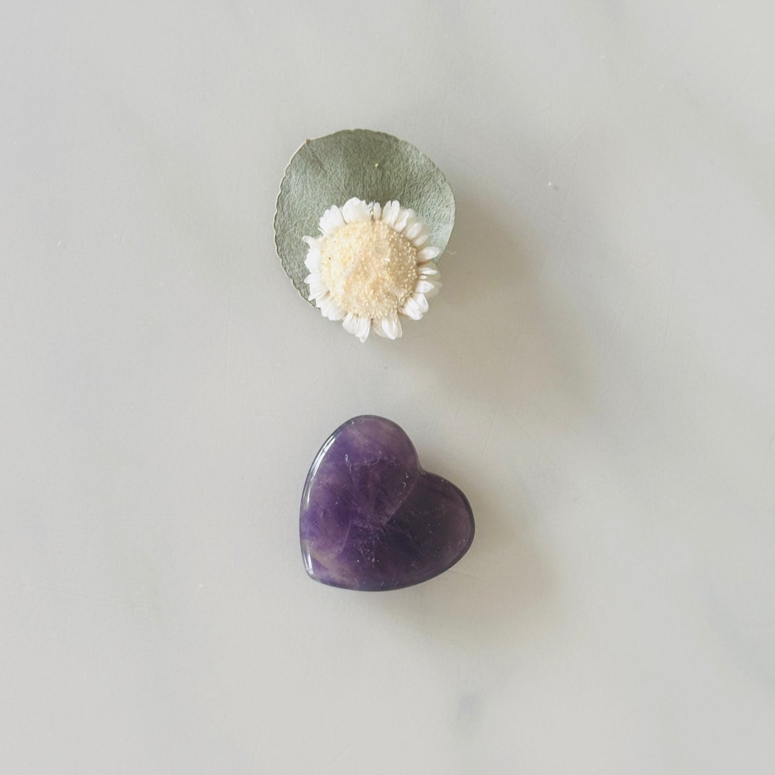 coeur pierre naturelle amethyste