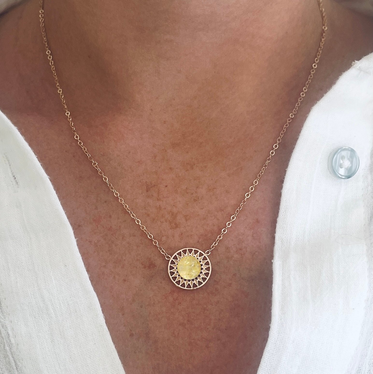 collier leonie citrine