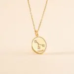 collier signe astro cancer pendentif