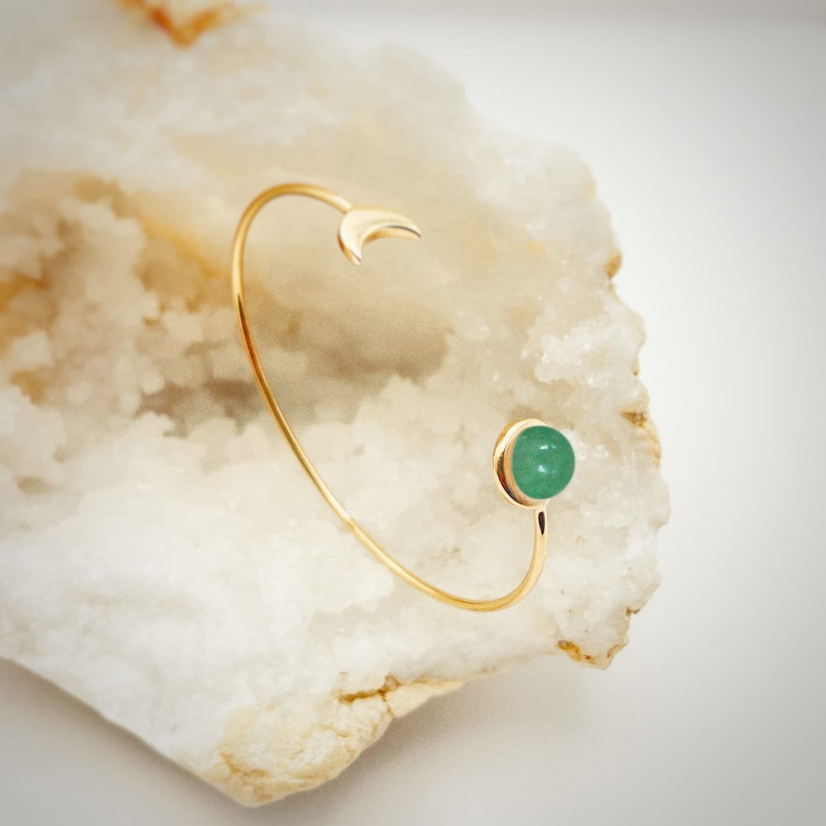 jonc or pierre naturelle luna