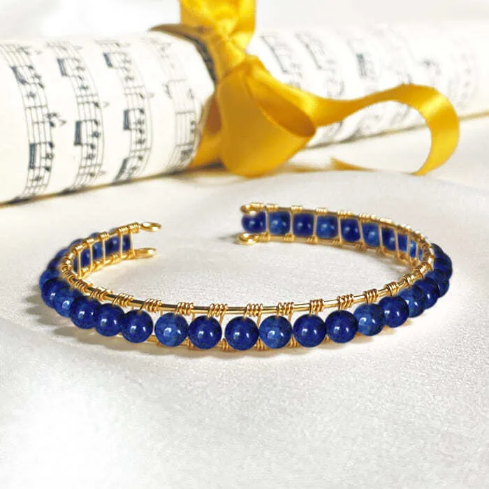 Lapis Lazuli – Bracelet baroque | Stone Age - Grenoble - Boutique de Mineraux