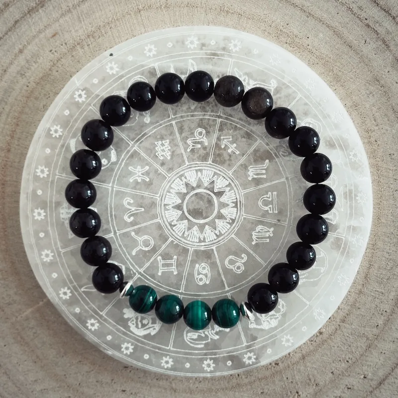 obsidienne-malachite