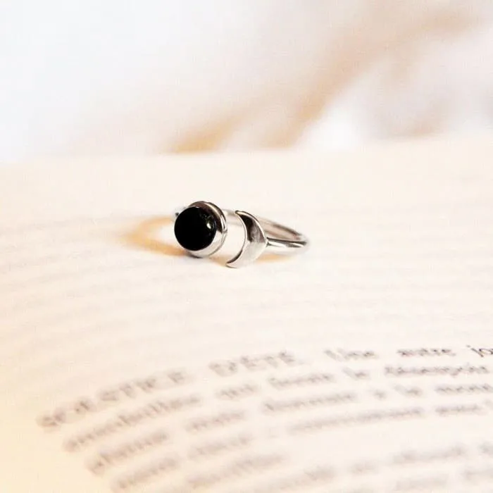 Bague Obsidienne - Protection, Vérité & Élégance