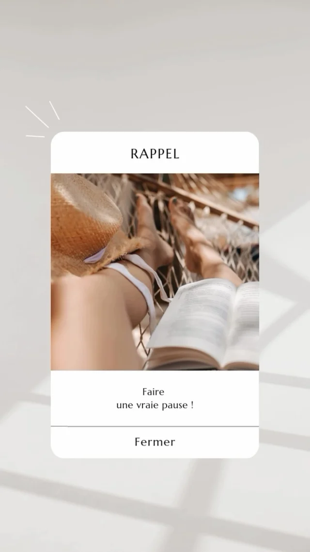 ✨ Doux rappel (pour moi et pour vous ☺️)
Faire une vraie pause.
Profiter de l’été pour se ressourcer, déconnecter, se recentrer sur soi et ceux qu’on aime.
Ne rien prévoir, ne rien contrôler.
♡ Juste être là, dans l’instant. Respirer. Observer. Se laisser porter.

C’est ce que j’essaie de faire… pas toujours facile, mais essentiel. 🌿

👇🏽 Et vous, vous arrivez à vraiment déconnecter ? À savourer le rien, le simple, le vrai ?
Dites-moi ce que ça évoque pour vous 💬

slow life I été I pause bien-être I déconnexion I ressourcement I retour à soi I instant présent I simplicité I vivre l’instant I équilibre intérieur I pensées positives I reconnexion I pleine conscience I vibes d’été I mayana bijoux